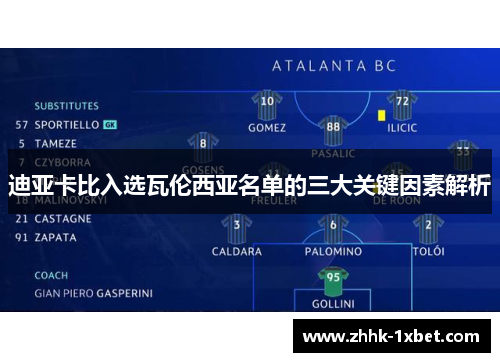 迪亚卡比入选瓦伦西亚名单的三大关键因素解析